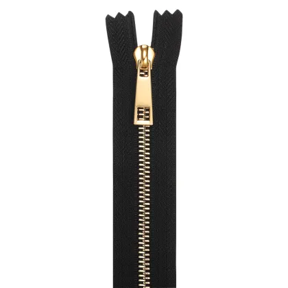 Brass RIRI Zipper Teeth Gold Zipper Metal