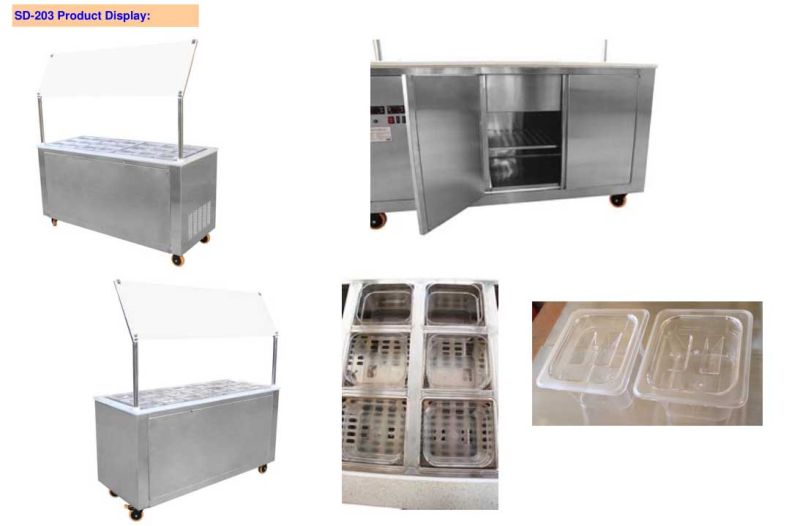 Frozen Yogurt Topping Machine/ Topping Bar/Topping Machine