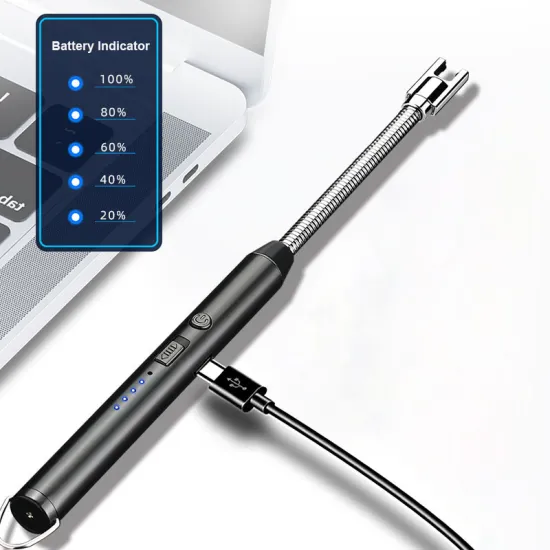 Flexible Neck Metal Candle Lighter for Camping and Cooking