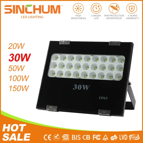 30w hot sale smd IP65 waterproof beam angle 60 led flood lights manufacturer