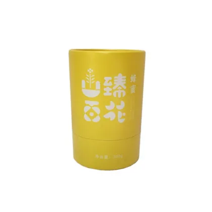 Food Grade Kraft Honey Tube Packaging Paper Tube for Health Supplement Jars
