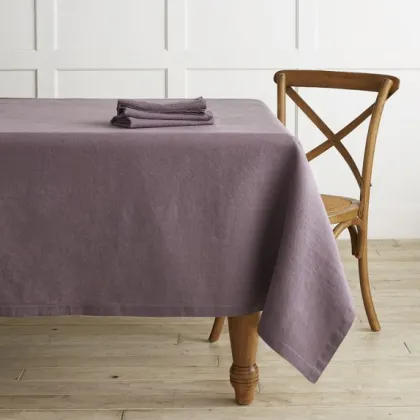 Linen cotton blend table cloth