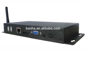 Android 4.2 WiFi/LAN/3G network HD 1080P digital advertising media player box