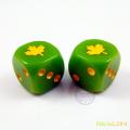 Custom Engraving Dice 16MM with Custom LOGO Engraved on 6 dots Side