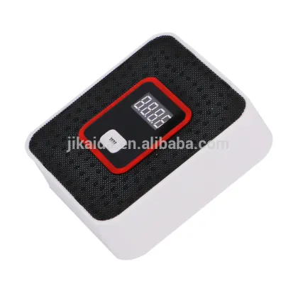 Wireless z-wave gas leak detector with LCD meter gas