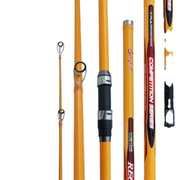 Topline 4.2m 3 Sections Carbon Fiber Lure Weight Long Casting Surf Spinning Fishing Rod