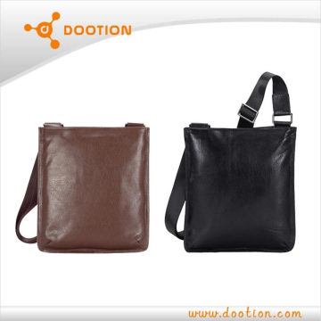 men cross body bag with genuine leather material