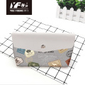 Retro stamp style PU cosmetic bag