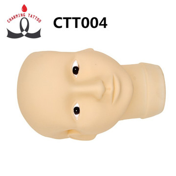 Permanent Makeup Washable 3D Silicone Model Head Practice Mask