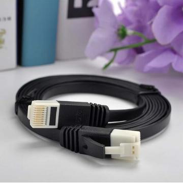 Nylon RJ45 Cat6 Flat Network Patch Cord Cable