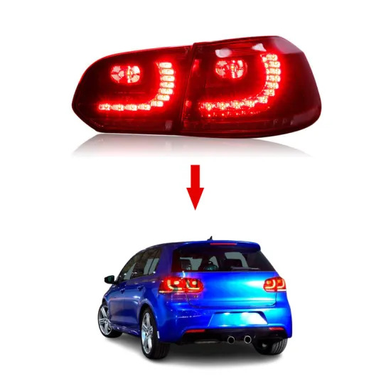 XT Modified VW Golf 6 Full LED Taillights 2009-2013