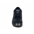 Low Cut Black Action Smooth Leather Safety Shoes