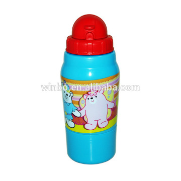 Water bottle, Plastic water bottle with cup, promotion bottle and flip cap cover