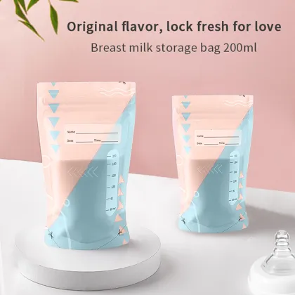 Breast Collocate Breast Pump Milk Freezer Bags for Breastfeeding Storage