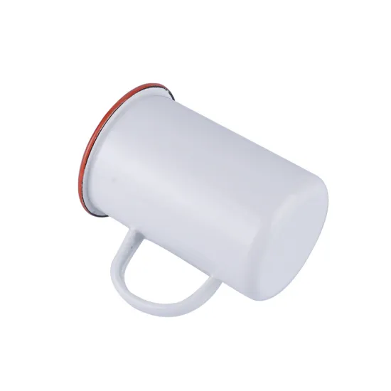 Promotional Enamel Drinking Cups with Handle for Bar and Restaurant