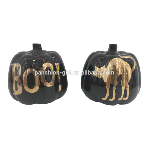 Harvest ceramic pumpkin ornaments Halloween decor