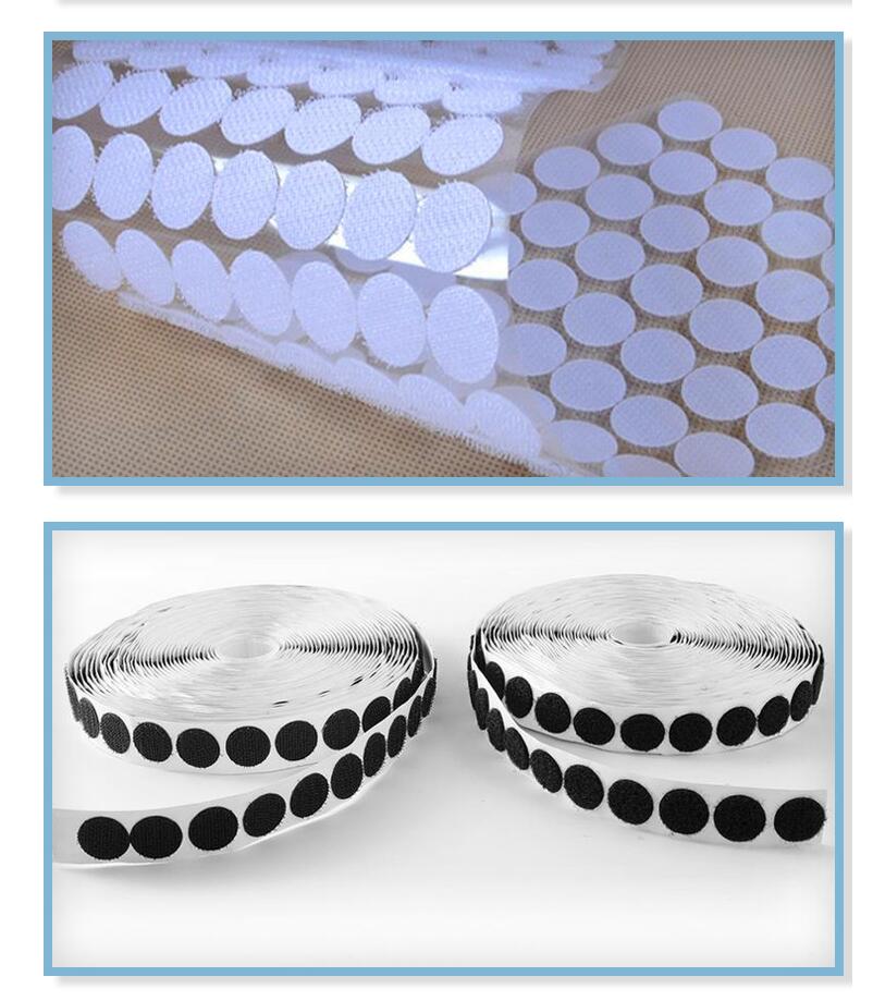 circular velcro pads