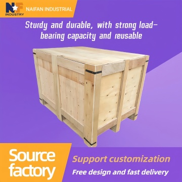 Cajas de madera robustas diseñadas para el transporte de cargas pesadas
