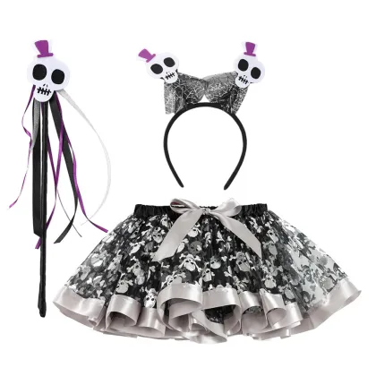 Halloween TUTU Headband Wand Sets for Girls