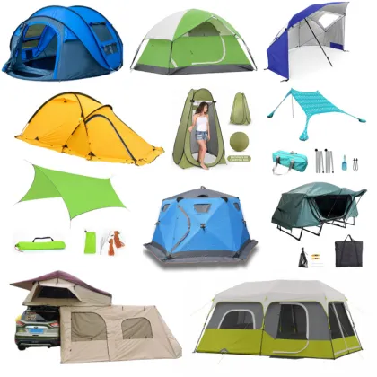 Outdoor Hiking Camping Gear: Hammocks, Tents, Sleeping Bags, and Furniture