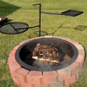Easy Outdoor Camping Fire Pit Charcoal BBQ With Mesh