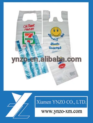 oxo-biodegradable T-shirt Bag with EPI additive