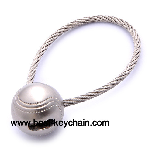 Metal Custom 3D Softball Keychain (BK52121)