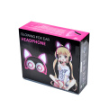 Diam Disco LED Lucu Kartun Musik Anime Headphone