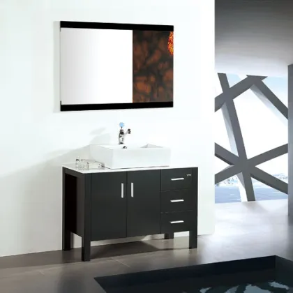 solid wood vanity cabinets
