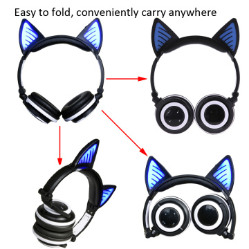 Wireless Bluetooth Headset Cat Ear headphone