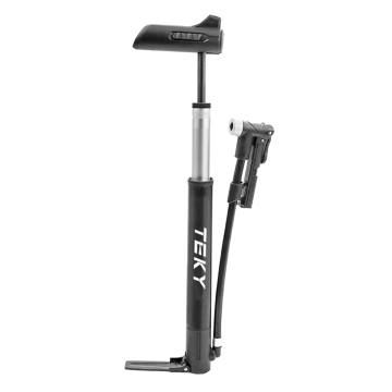 120psi hoher Luftdruck Aluminiumlegierung tragbarer Doppelzylinder Mini -Fahrrad -Handpumpe