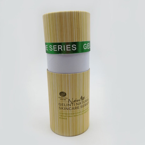 Cylinder Skincare Packaging Paper Tube Box
