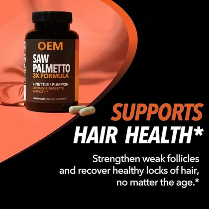 OEM Customized Saw Palmetto Capsule Support Mens Health