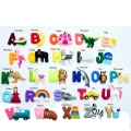 Letter Felt Toys Custom Stuffed Felt Fabric Doll Toy Supplier