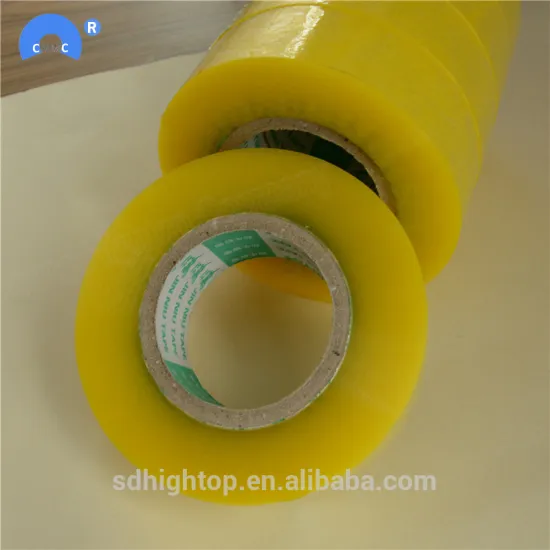 Bopp packing clear adhesive tape roll/Bopp Packing Tape logo printed adhesive tape