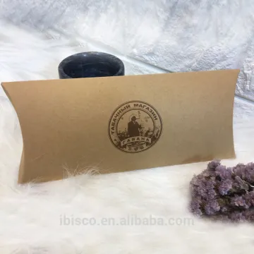 Flat Pack Brown Kraft Paper pillow packaging box