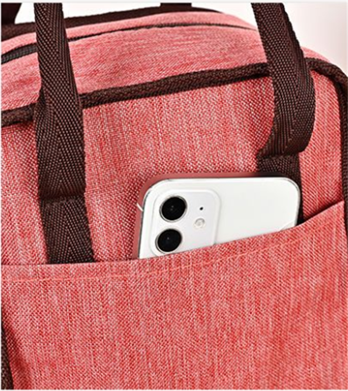 Lightweight Small Red Thermal Insulated Bag