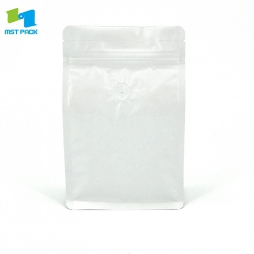 Matte Color White Paper Shopping Bags