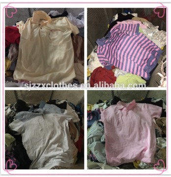 Used clothes in bales for sale second hand men collar t-shirt clothes