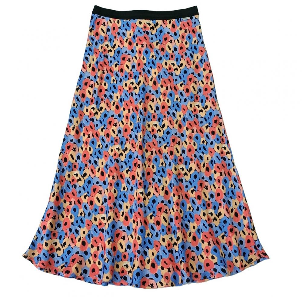 LADIES LEOPARD LIKE PRINTED SKIRT