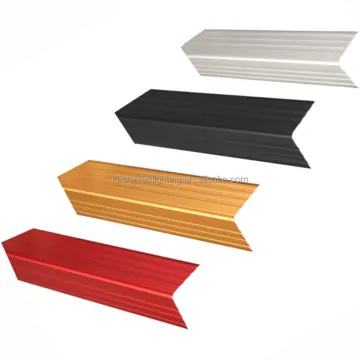 Multi-Color L-Shaped Aluminum Flight Case Hardware Angles: Customizable Extrusions for Professional Use