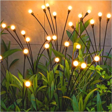 Solar LED Street Light - IP65 Waterproof Starburst Garden Lamp
