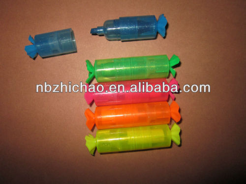 hot--sellers non-toxic mini scented highlighters with clip available