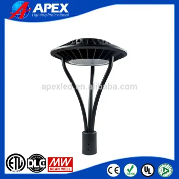 5 years warranty LED pole top area light Outdoor Post Lights solar led garden lighting