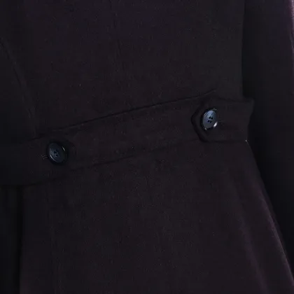 Color can be customized wool cashmere coat fabric single breasted wool coat long coat wool