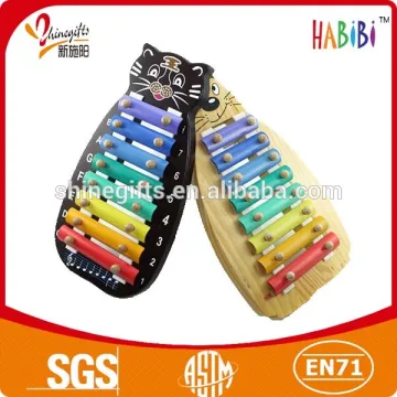 cute cartons instruments wooden xylophones for kids
