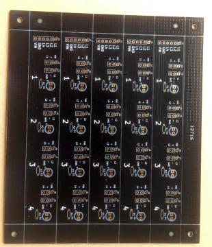 2 طبقة 1.6mm 1OZ أسود لحام ENIG PCB