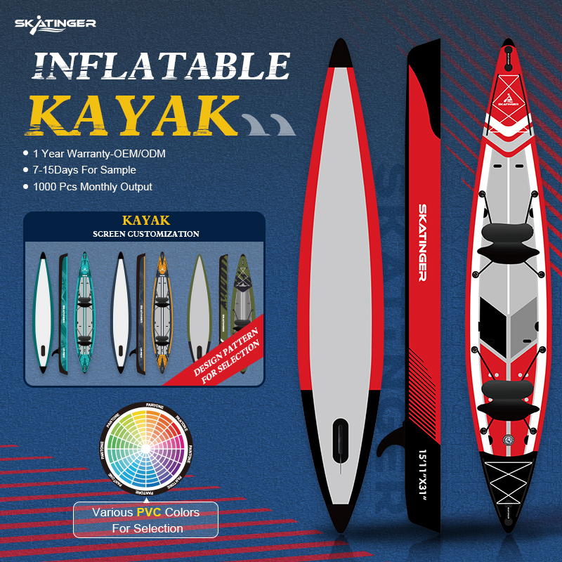 Wholesale Custom 2-Person Drop Stitch Inflatable Kayak from Skatinger