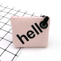 Custom hello style PU coin purse