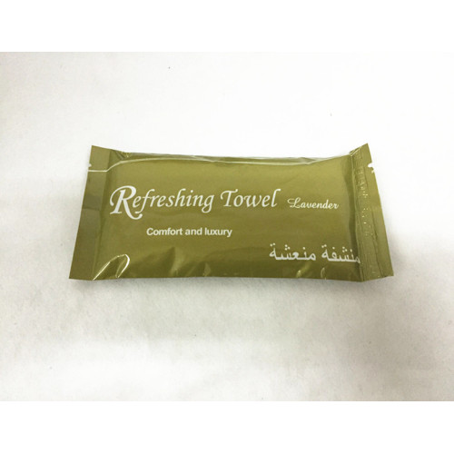 Single Sachet Refreshing Wet Cotton Towel